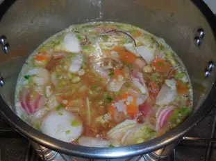 Sopa cremosa de verduras de invierno : Foto de la etapa7