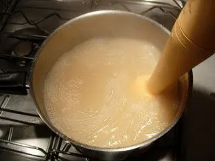Sopa de nabos y puré de sésamo : Foto de la etapa3