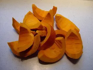 Sopa de calabaza-potimarrón : Etapa 1