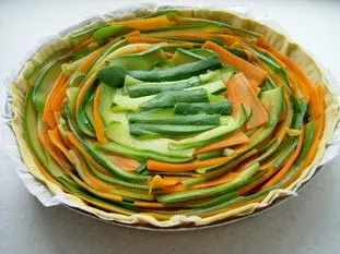 Tarta fina de verduras en rosacea : Foto de la etapa11