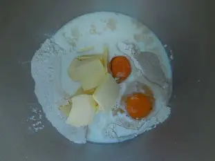 Panes para hamburguesa : Foto de la etapa1