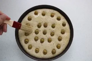 Pan con aceitunas y pesto : Foto de la etapa10