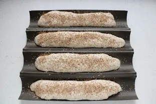 Pan Ali-baba (con sésamo) : Foto de la etapa12