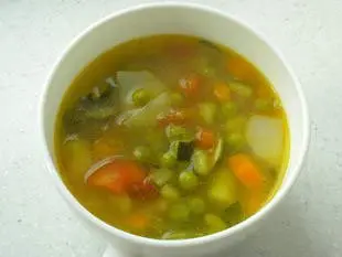 Sopa minestrone : etape 25