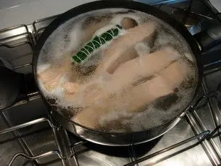 Kulibiak en terrina : Etapa 2