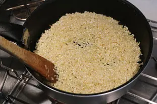 Mejillones con arroz negro : Foto de la etapa5
