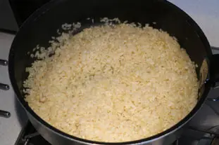 Mejillones con arroz negro : Foto de la etapa7