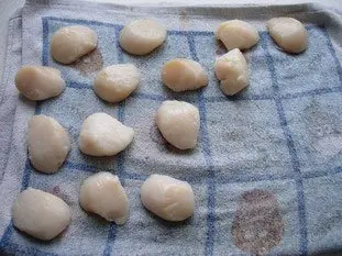 Vieiras con fondue de puerros : Foto de la etapa1