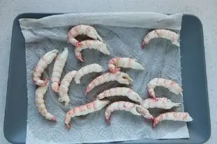 Langostinos picantes : Foto de la etapa1