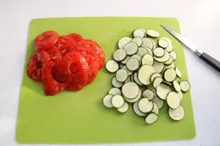 Filete de abadejo en gratinado de verduras y arroz : etape 25