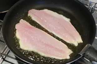 Filetes de pescado a la parrilla, repollo con Noilly Prat : Foto de la etapa8
