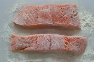 Filete de salmón meunière	
