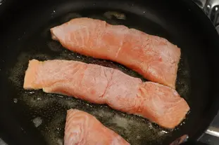 Filete de salmón meunière	