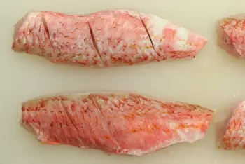 Filete de salmonete con calabacines : Etapa 5