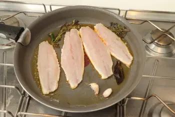 Filete de salmonete con calabacines : Etapa 6