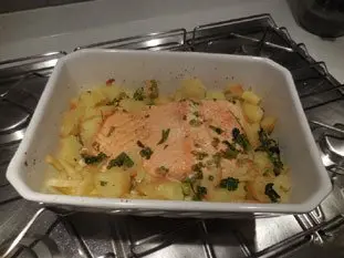 Filete de salmón al horno