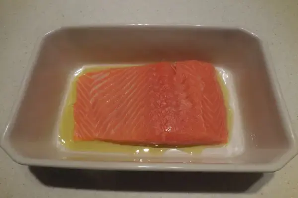 Filete de salmón al horno