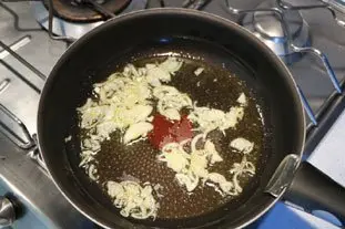 Papillotes de filetes de lubina con crema de cilantro : Foto de la etapa4