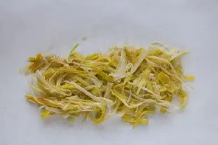 Papillotes de filetes de lubina con crema de cilantro : Foto de la etapa9