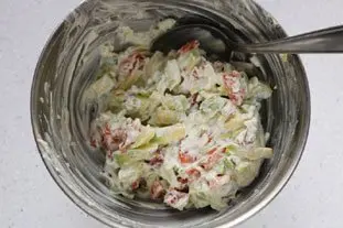Aguacate con gravlax de salmón : Foto de la etapa4