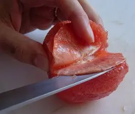 Como pelar una fruta al vivo : Foto de la etapa11