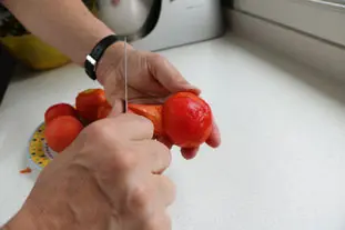 como pelar tomates a la llama : Foto de la etapa5
