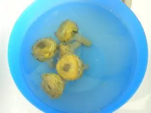 Cómo preparar las alcachofas violetas : Foto de la etapa10