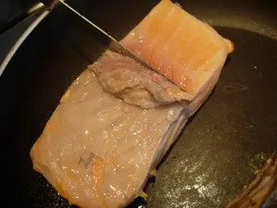 Cómo freír correctamente el salmón : Foto de la etapa4