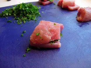 Filete mignon con hierbas y juliana de verduras : Foto de la etapa14