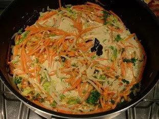 Filete mignon con hierbas y juliana de verduras : Foto de la etapa19