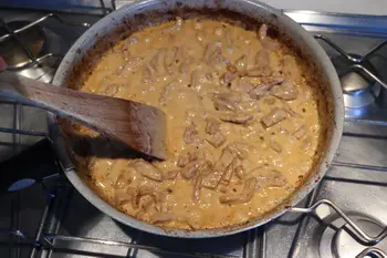 Lonchas de ternera con puerros y champiñones : Foto de la etapa15
