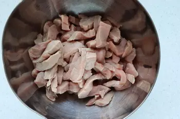 Lonchas de ternera con puerros y champiñones : Foto de la etapa2