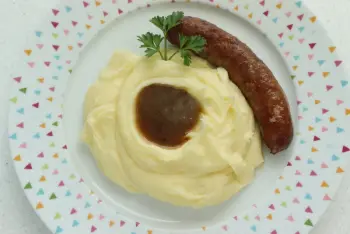 Salchichas y puré
