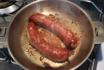 Salchichas y puré