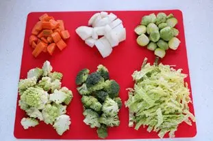 Chuleta de ternera con verduras : Foto de la etapa1