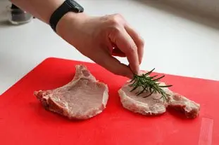 Chuletas de cerdo al romero : Foto de la etapa2