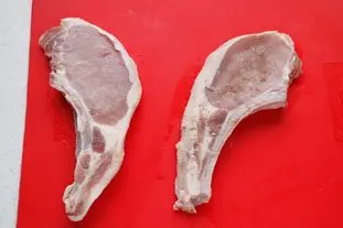 Chuletas de cerdo con 2 coles : Foto de la etapa4