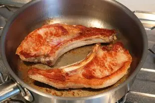 Chuletas de cerdo con 2 coles : Foto de la etapa5