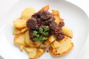 Carne asada al vino tinto reducido