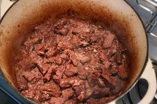 Carne asada al vino tinto reducido : Foto de la etapa11