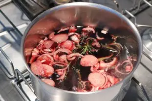 Carne asada al vino tinto reducido : Foto de la etapa2