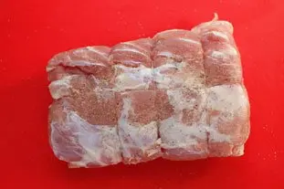 Asado de cerdo con salvia, cocido en bolsa : Foto de la etapa7