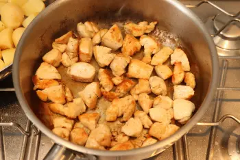 Filetes de pollo con salsa cancoillotte : Etapa 8