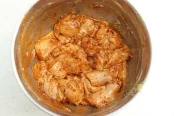 Brochetas de pollo picantes : Etapa 4