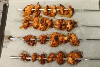 Brochetas de pollo picantes : Etapa 6