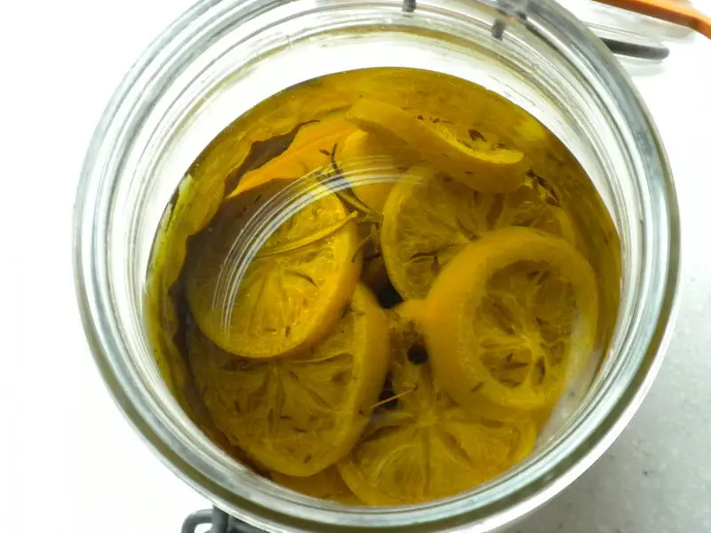 Limones confitados