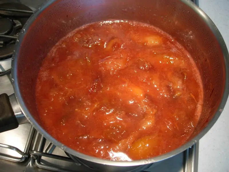 Compota de ciruelas