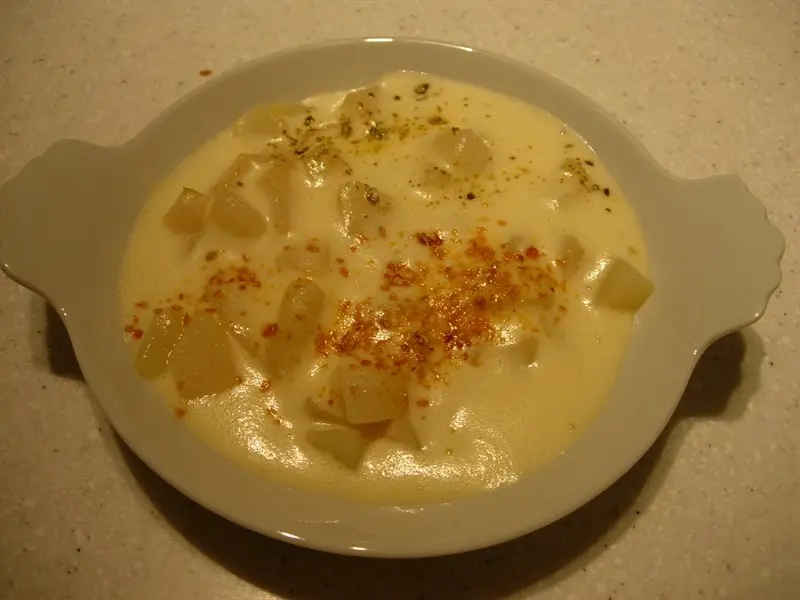 Frutas frescas con sabayón