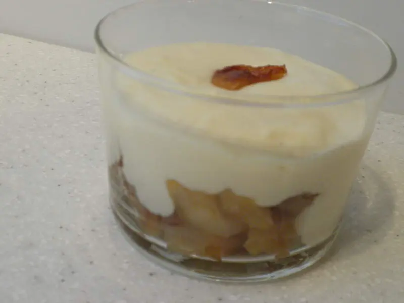 Pommes Tatin con crema de mascarpone