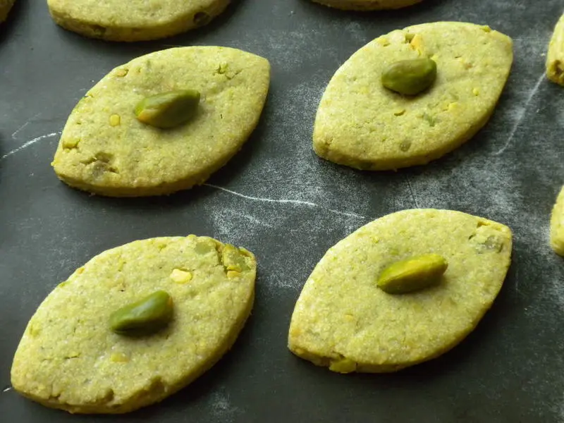 Galletas de pistacho